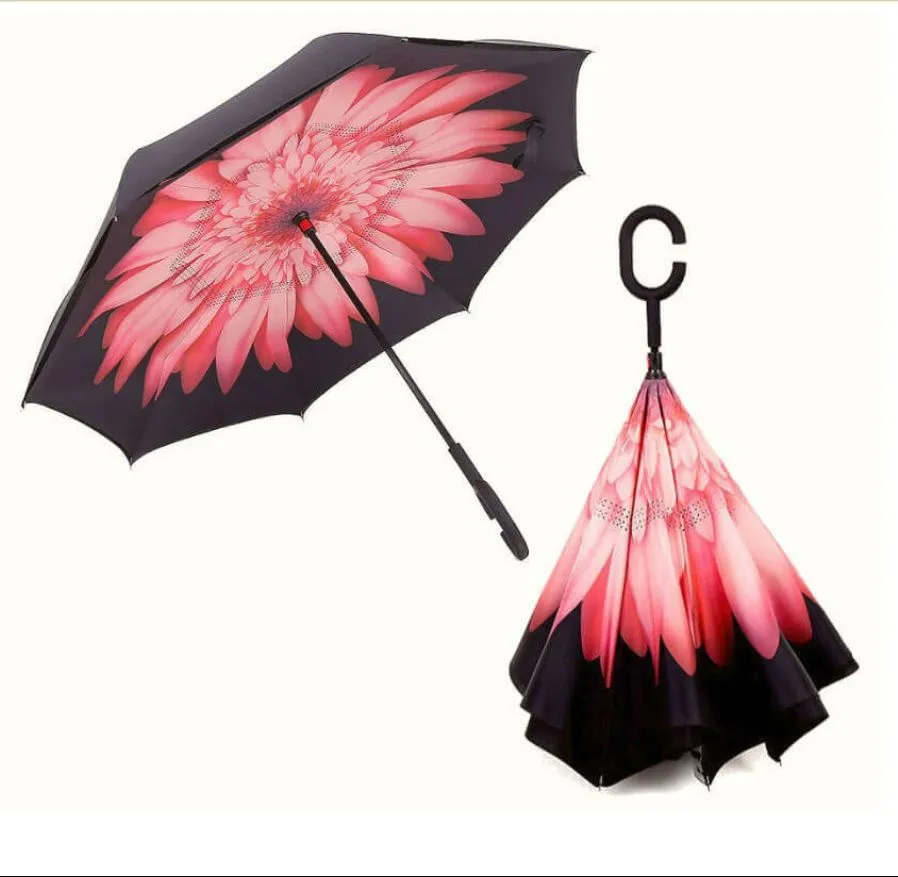 Характеристики зонта обратного сложения