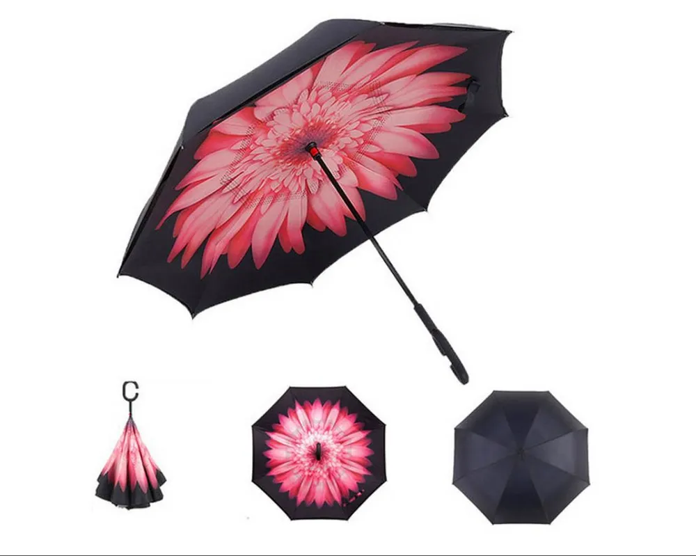 Зонт обратного сложения